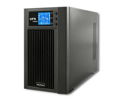 UPS (zasilacz awaryjny) QOLTEC UPS, on-line, czysta fala sinusoidalna, 3KVA, 2.4W, LCD, USB 53043